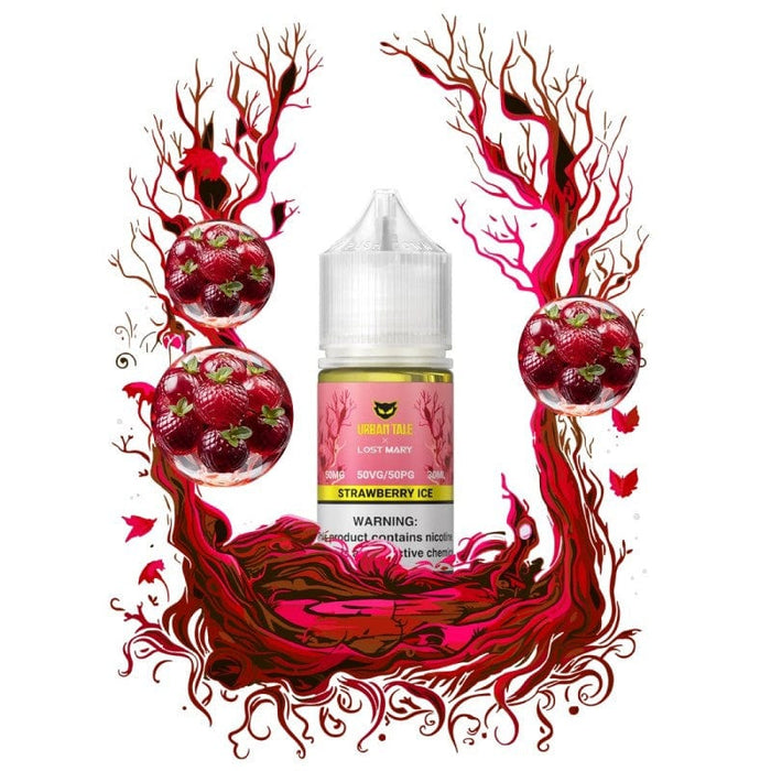 Lost Mary x Urban Tale Strawberry Ice Nic Salt Vape Juice 30ml