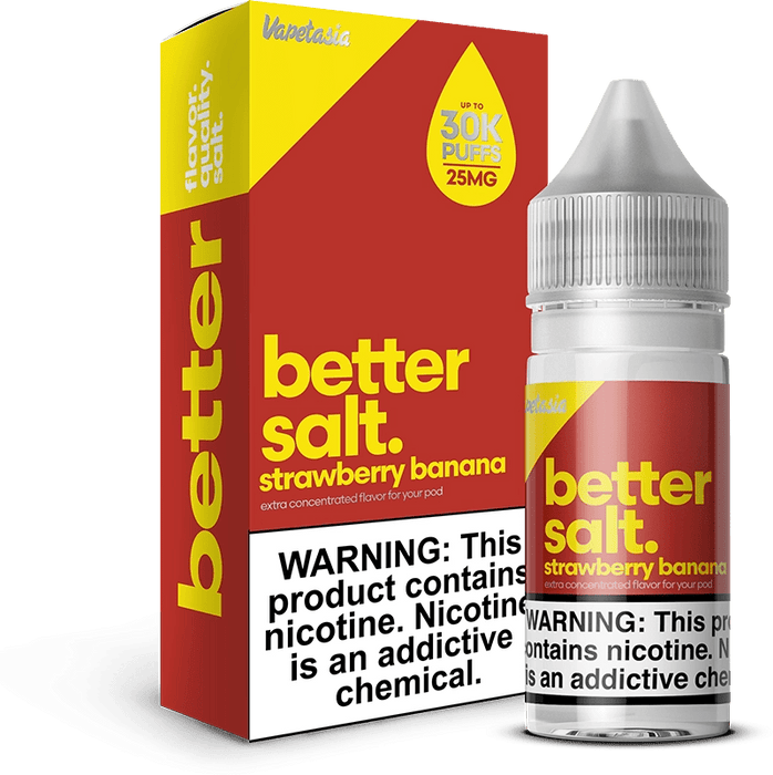 Vapetasia Better Salt Strawberry Banana TFN Salt Vape Juice 30ml