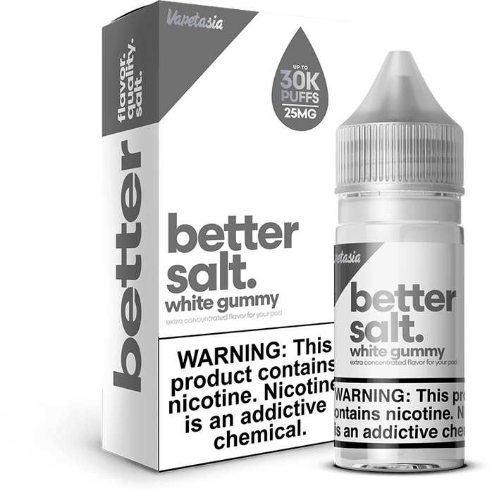 Vapetasia Better Salt White Gummy TFN Salt Vape Juice 30ml