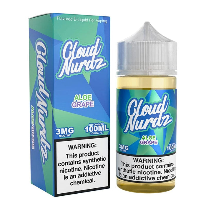 Cloud Nurdz Aloe Grape Synthetic Vape Juice 100ml