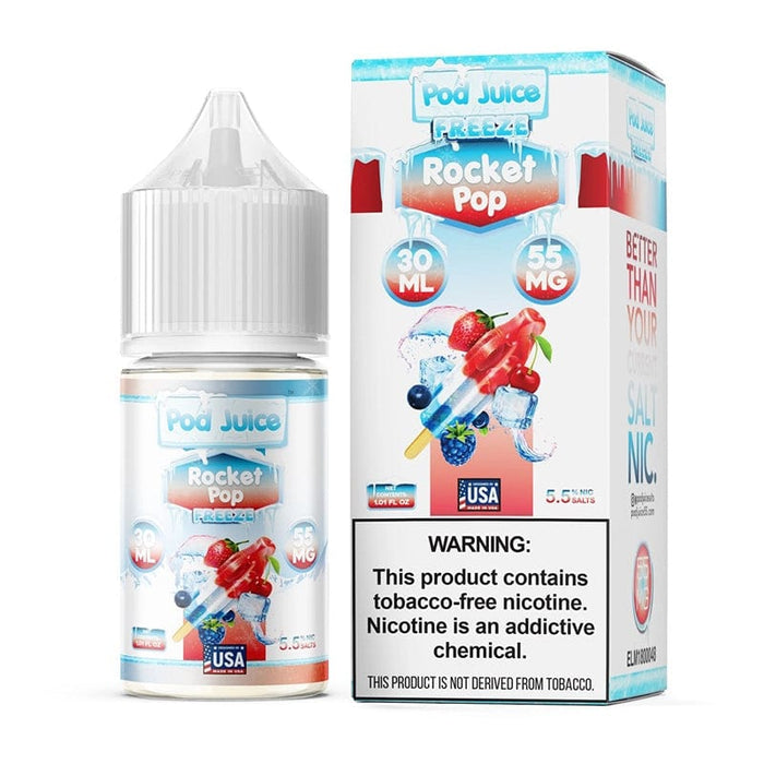 Pod Juice Rocket Pop Freeze TFN Salt Vape Juice 30ml