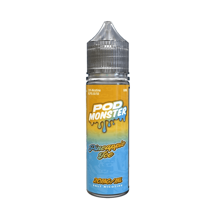 Pod Monster Salts Pineapple Ice Synthetic Vape Juice 60ml