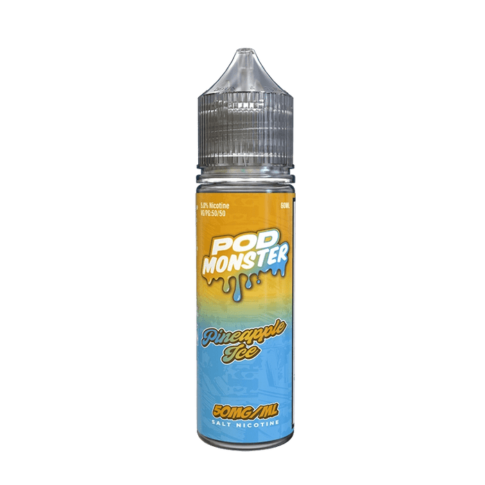 Pod Monster Salts Pineapple Ice Synthetic Vape Juice 60ml