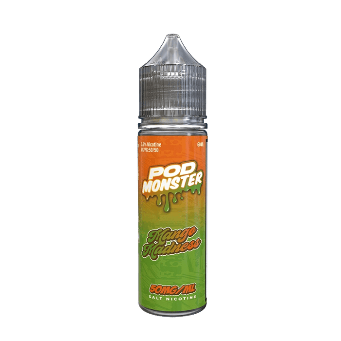 Pod Monster Salts Mango Madness Synthetic Vape Juice 60ml