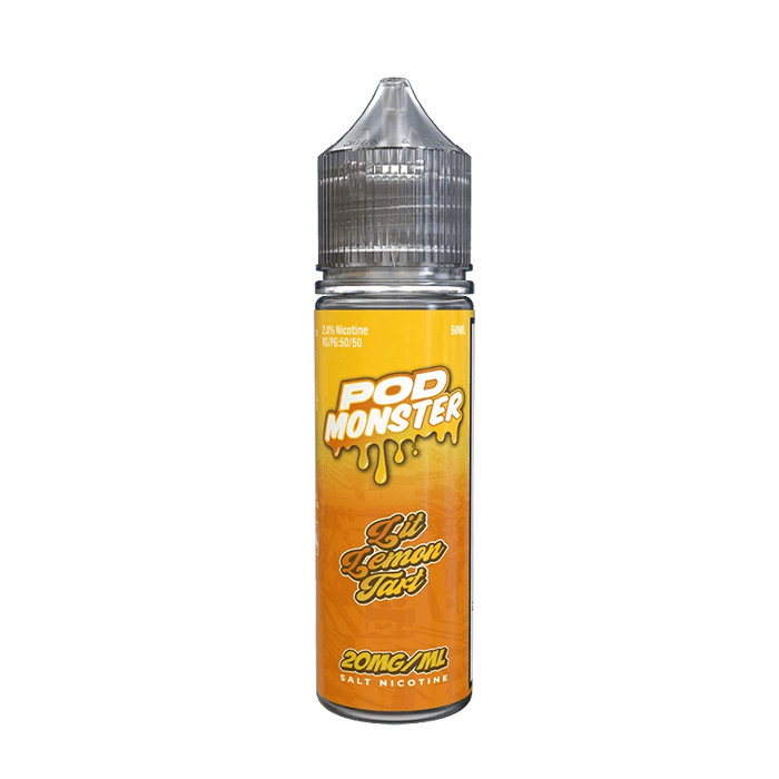 Pod Monster Salts Lit Lemon Tart Synthetic Vape Juice 60ml