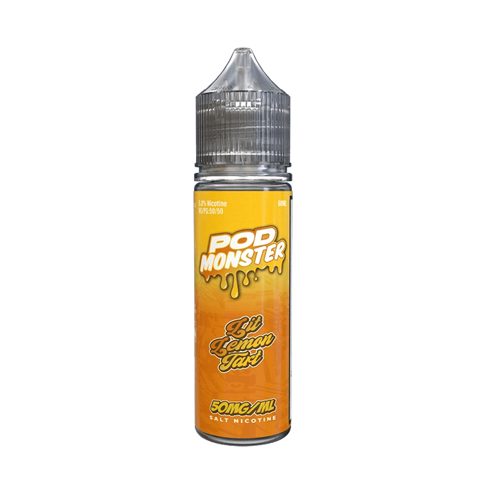 Pod Monster Salts Lit Lemon Tart Synthetic Vape Juice 60ml