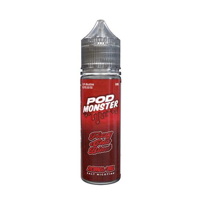 Pod Monster Salts Fizzy Cola Blast Synthetic Vape Juice 60ml