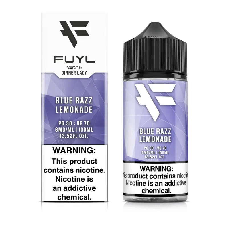 Dinner Lady FUYL Blue Razz Lemonade 100ml - TBS Supply Co