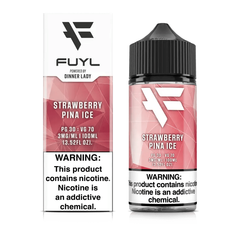 Dinner Lady FUYL Strawberry Pina Ice 100ml - TBS Supply Co