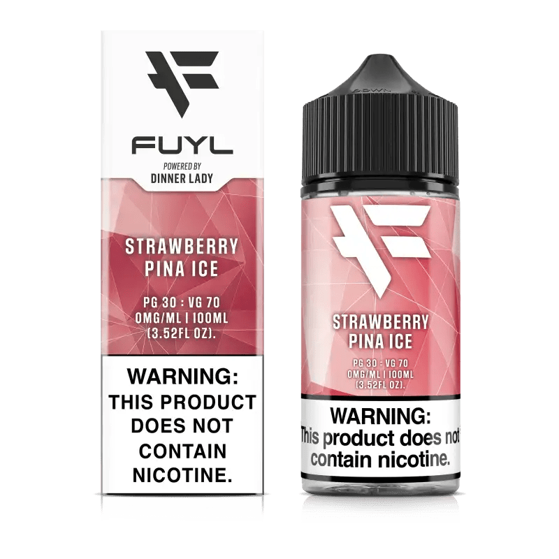 Dinner Lady FUYL Strawberry Pina Ice 100ml - TBS Supply Co