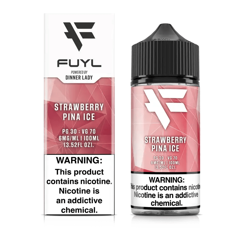 Dinner Lady FUYL Strawberry Pina Ice 100ml - TBS Supply Co
