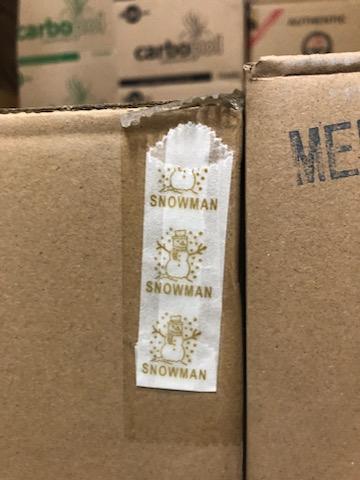 SNOWMAN-Vellum Glassine Stamp Wax Paper Envelope Bags - TBS Supply Co