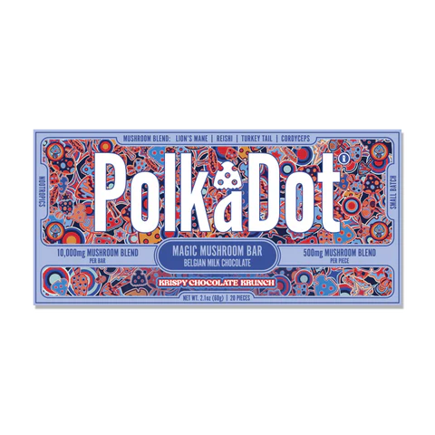 PolkaDot Krispy Chocolate Krunch Chocolate Bar