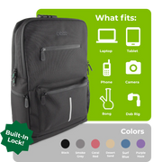 Ooze Traveler Classic Smell Proof Backpack - Smoke Gray - TBS Supply Co