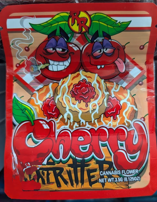 Cherry Fritter Mylar Bags, 50bags/pk