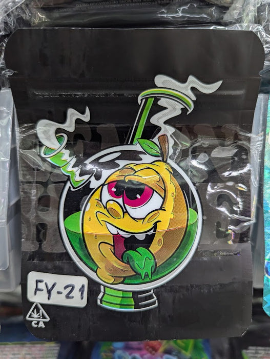Bong Smoking Mylar Bags, 50bags/pk