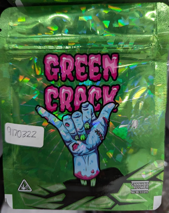 Green Crack Mylar Bags, 50bags/pk