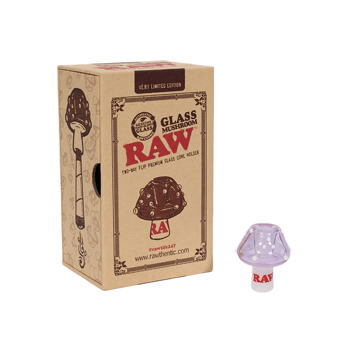 RAW Glass Mushroom Cone Holder