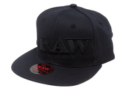 RAW Black on Black Baseball Cap - TBS Supply Co