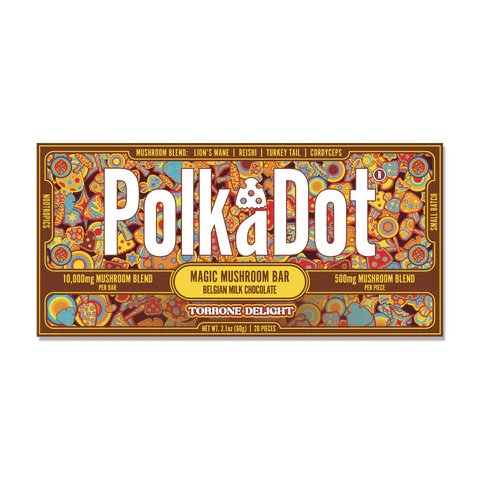 PolkaDot Torrone Delight Chocolate Bar