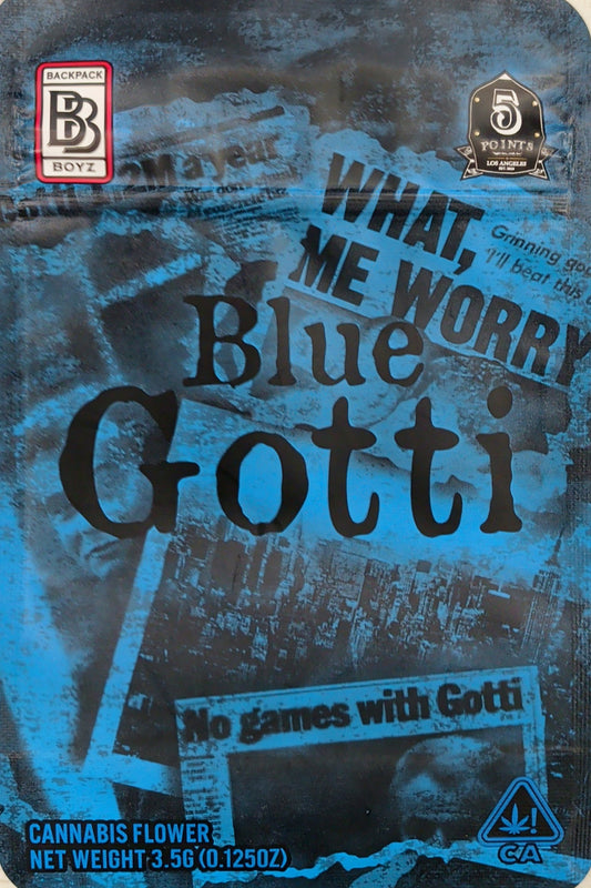 Blue Gotti Mylar Bags 3.5g