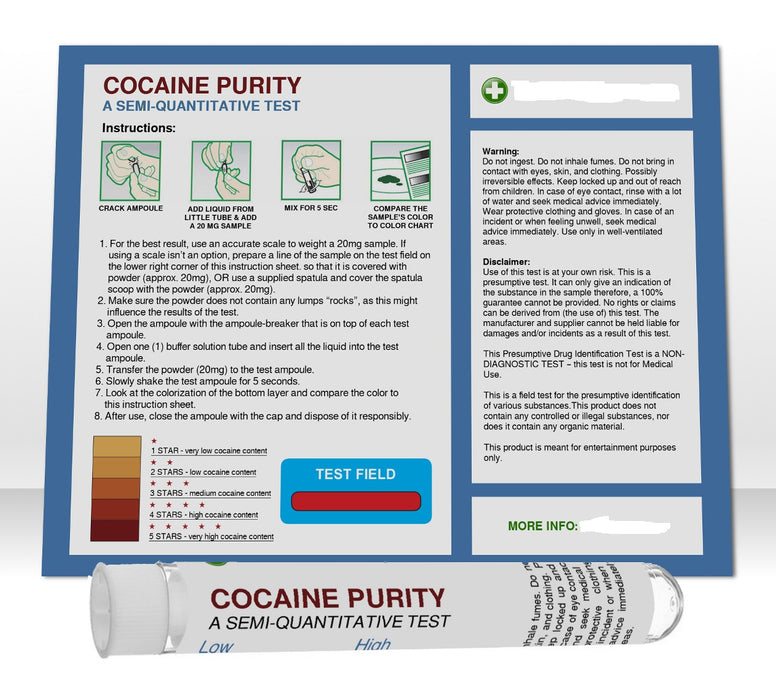 Cocaine Purity Test Kit