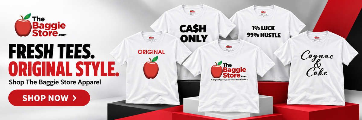 Fresh tees, original style - shop The Baggie Store apparel