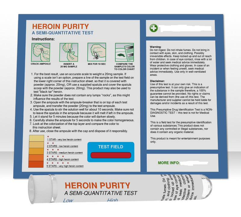 Heroin Purity Test Kit - TBS Supply Co