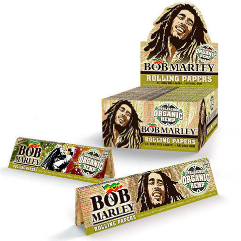 Bob Marley Rolling Papers Organic Hemp - Kingsize - TBS Supply Co