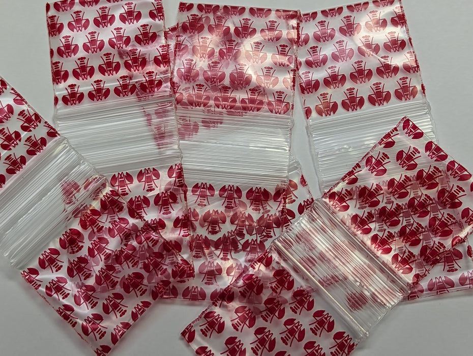 1515 Original Apple Bags 1.5" x 1.5"- RED LOBSTER