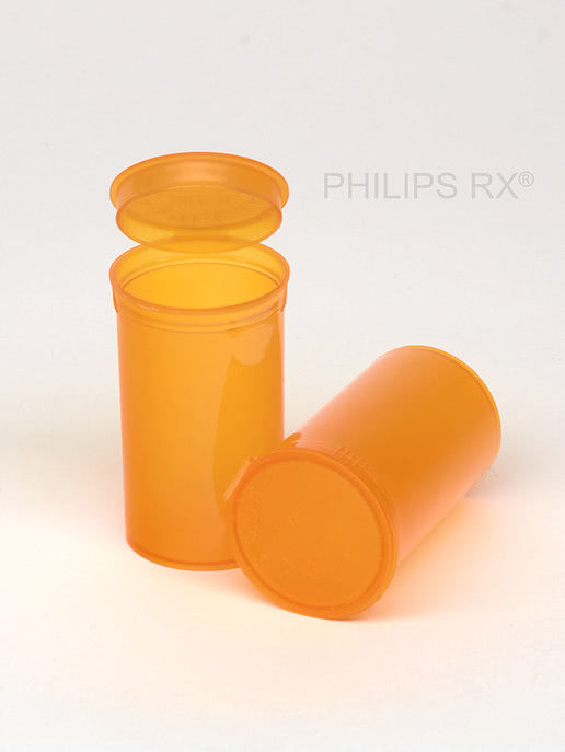 PHILIPS RX Amber 19 Dram Pop-Top Container
