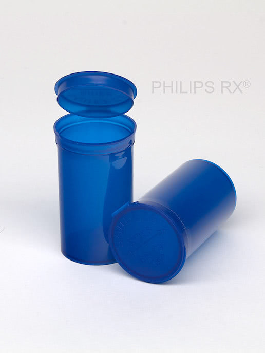 PHILIPS RX Blue 19 Dram Pop-Top Container