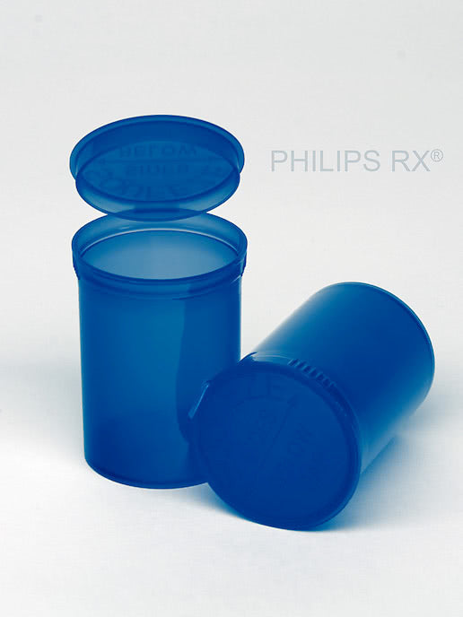 PHILIPS RX Blue 30 Dram Pop-Top Container