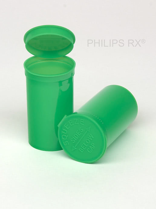 PHILIPS RX Lime 19 Dram Pop-Top Container