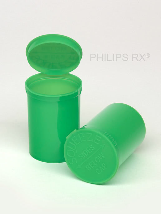 PHILIPS RX Lime 30 Dram Pop-Top Container