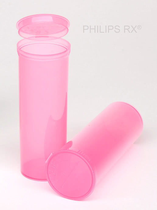 PHILIPS RX Pink 60 Dram Pop-Top Container