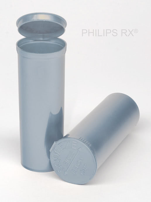 PHILIPS RX Silver 60 Dram Pop-Top Container