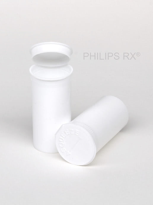 PHILIPS RX White 19 Dram Pop-Top Container