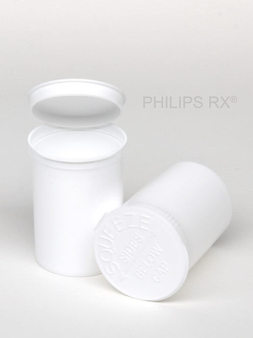 PHILIPS RX White 30 Dram Pop-Top Container
