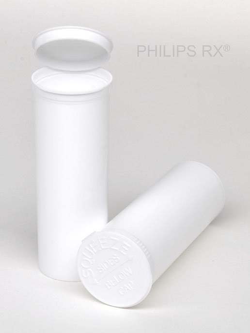 PHILIPS RX White 60 Dram Pop-Top Container