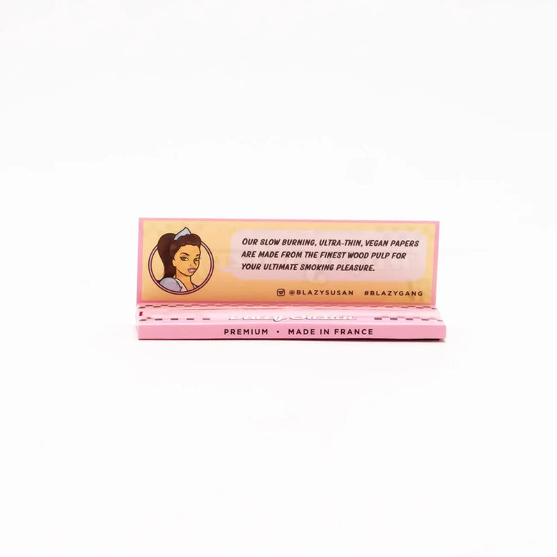 Blazy Susan Pink Rolling Papers | 1-1/4″ - TBS Supply Co