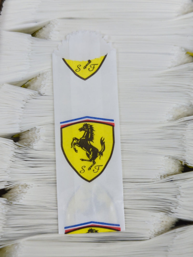 Vellum Glassine Stamp Wax Paper Envelope Bags- FERRARI - TBS Supply