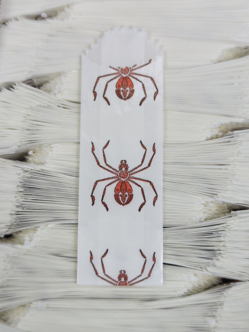Vellum Glassine Stamp Wax Paper Envelope Bags- SPIDER - TBS Supply