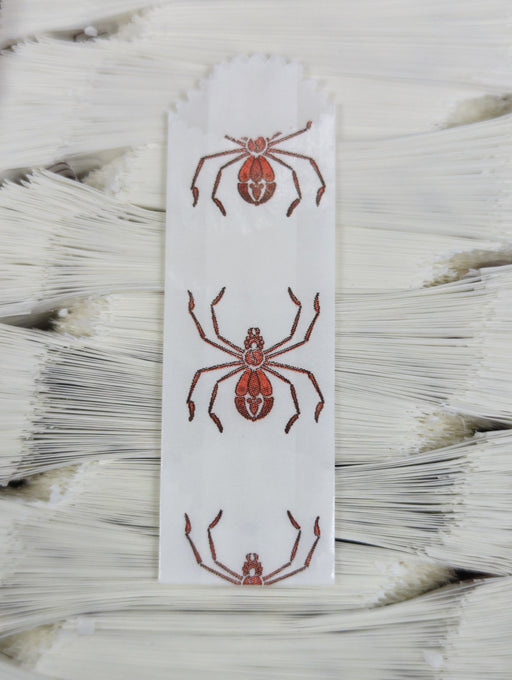 Vellum Glassine Stamp Wax Paper Envelope Bags- SPIDER - TBS Supply