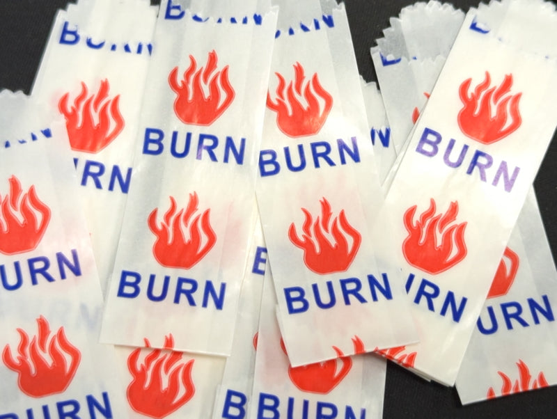 BURN-Vellum Glassine Stamp Wax Paper Envelope Bags - TBS Supply Co