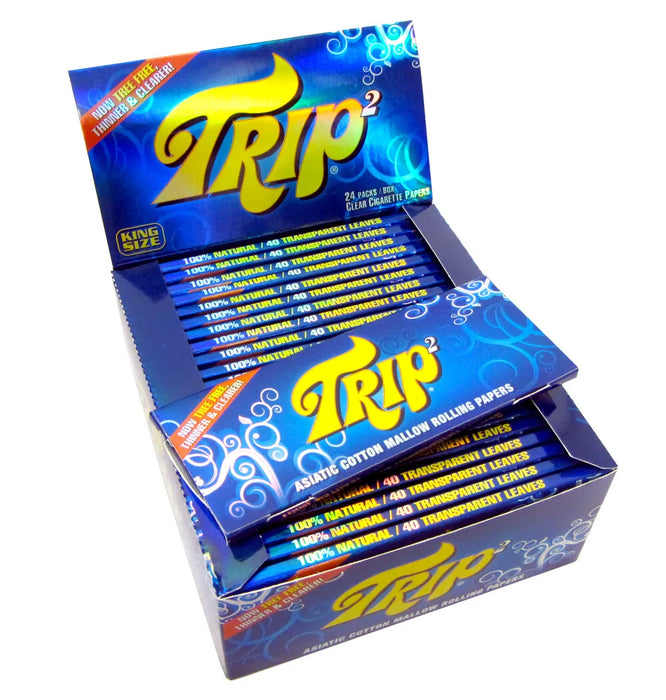 Trip2 Clear Rolling Papers - King Size