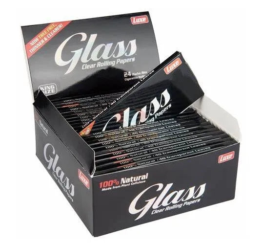 Glass Clear Rolling Papers King Size