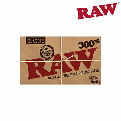 RAW Classic 300s 1 1/4 Rolling Papers - TBS Supply Co