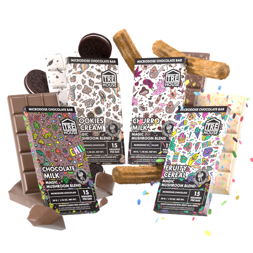 TRE HOUSE Mushroom Chocolate - (10ct Display) - TBS Supply Co