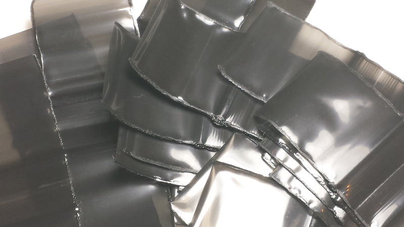 1010 Original Mini Ziplock 2.5mil Plastic Bags 1" x 1" Reclosable Baggies (Black) - The Baggie Store